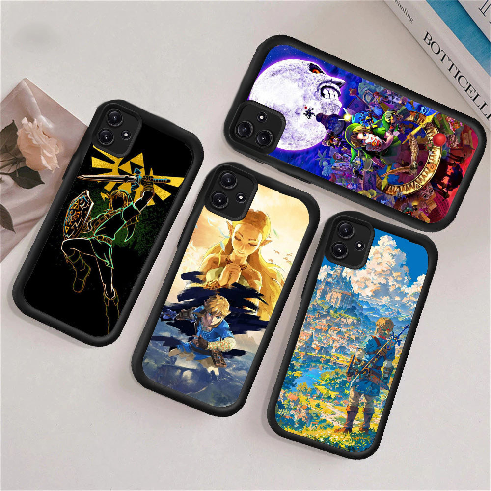 WA40 ตํานานปลอก Zelda สําหรับ Hp ชุบ Xiaomi Redmi หมายเหตุ 9 9T A3 12C 9C 10 10s 9A Pro 5G วัสดุ TPU