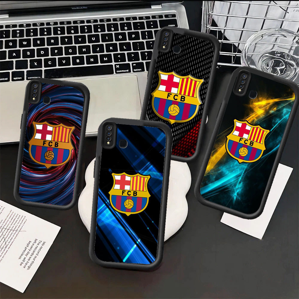 WB19 Barcelona Casing สําหรับ Hp ชุบ VIVO Y66 Y93 Y91C Y91 Y81s Y81 Y75 Y53s Y56 Y95 5G วัสดุ TPU