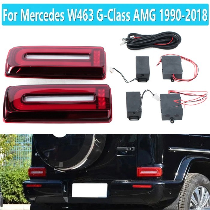 For Mercedes W463 G-Class Gclass G Class AMG 1990-2018 Taillight Turn Signal Brake Fog Lamps Car LE