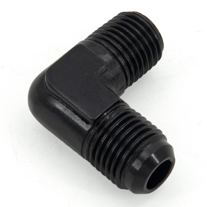 6AN 8AN 10AN Flare to 1/4NPT AN6 AN8 AN10 Male 90 Degree Fitting Adapter Connector