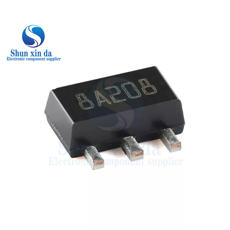 20PCS L78L33ACUTR SOT-89 8A*** 0.1A L78L33 78L33 3.3V 3V3 100mA SMD สามเทอร์มินัลบวกตัวควบคุมแรงดันไ