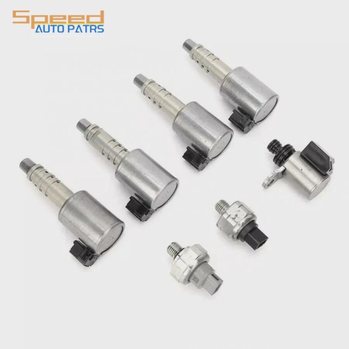7PCS OEM RE0F10D JF017E CVT8 transmission solenoids Suit For Infiniti JX35 QX60 Nissan