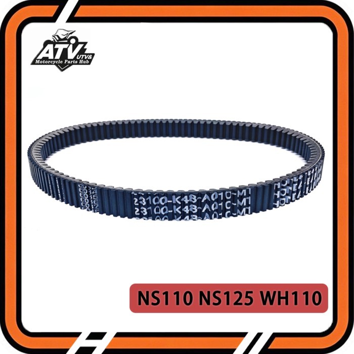 Motorcycle Drive Belt For NS110 NS125 WH110 23100-K48-AO10-M1 Extended Engine Belt
