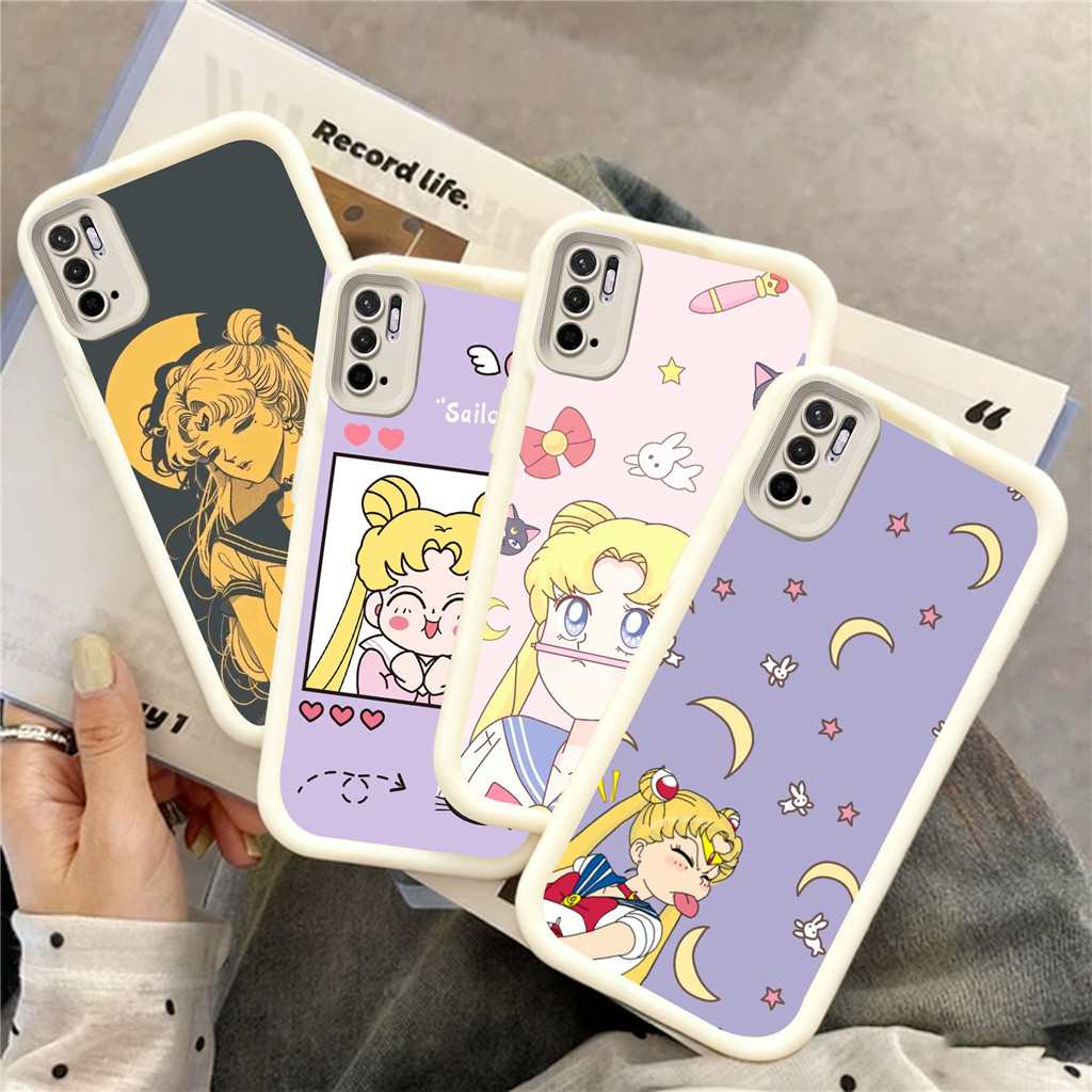 RN15 ปลอกเซเลอร์มูนสําหรับ Xiaomi Redmi POCO หมายเหตุ 11A 10C 12 9 C55 13 12C 8 14 9S M2 Pro Max 5G 