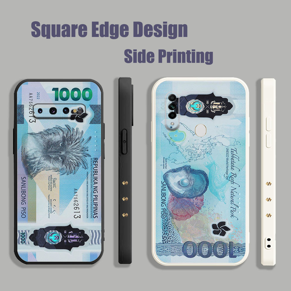 ปลอกสําหรับ Huawei Y6p Y7 2019 Y7A Y6 Pro 3i 7i 8i 50 Lite Nova 5T Y9s เงินใหม่ 1000 Peso YDB50 เคสโ