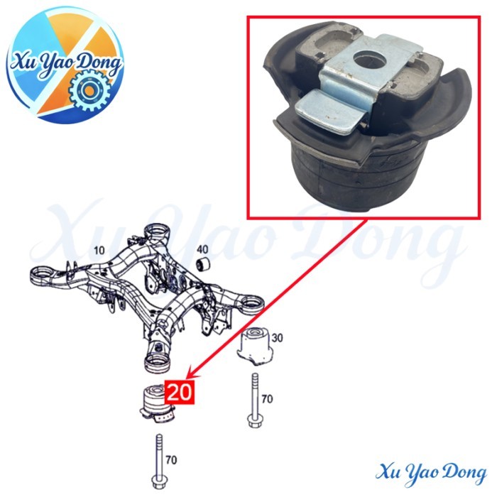 1643510042 Rear Suspension Bushing For Mercedes Benz W164 X164 W166 X166 C292 W251 M276 M278 M157 M