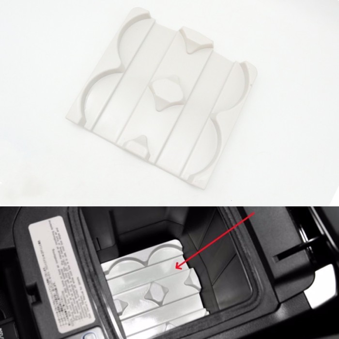 Car Armrest Storage Refrigerator Box Drink Pad Base Beverage Holder Mat For Toyota Land Cruiser Pra