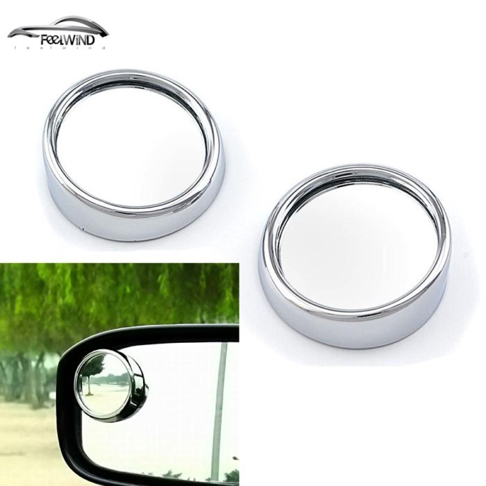 1Pair Auto Side 360 Wide Angle Round Convex Mirror Car Vehicle Blind Spot Dead Zone Mirror RearView