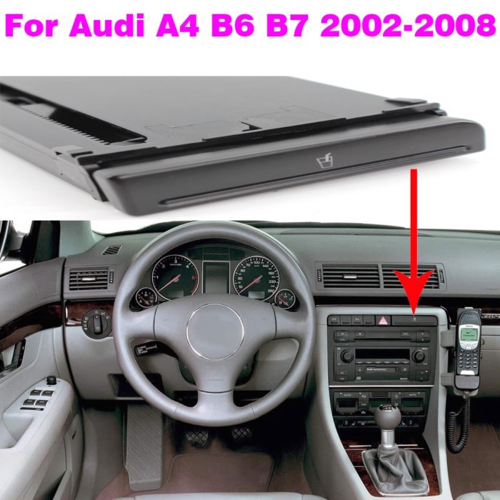 8E1862534H LHD Front Dash Car Cup Holder Assembly Front Car Cup Holder Replacement For Audi A4 B6 B