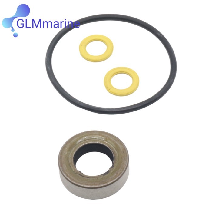 Lower Gearcase Seal with Oil Seal O-Ring Gasket for Mecury 2-Stroke 3.9 4 4.5 6 7.5 9.8 HP Outboard