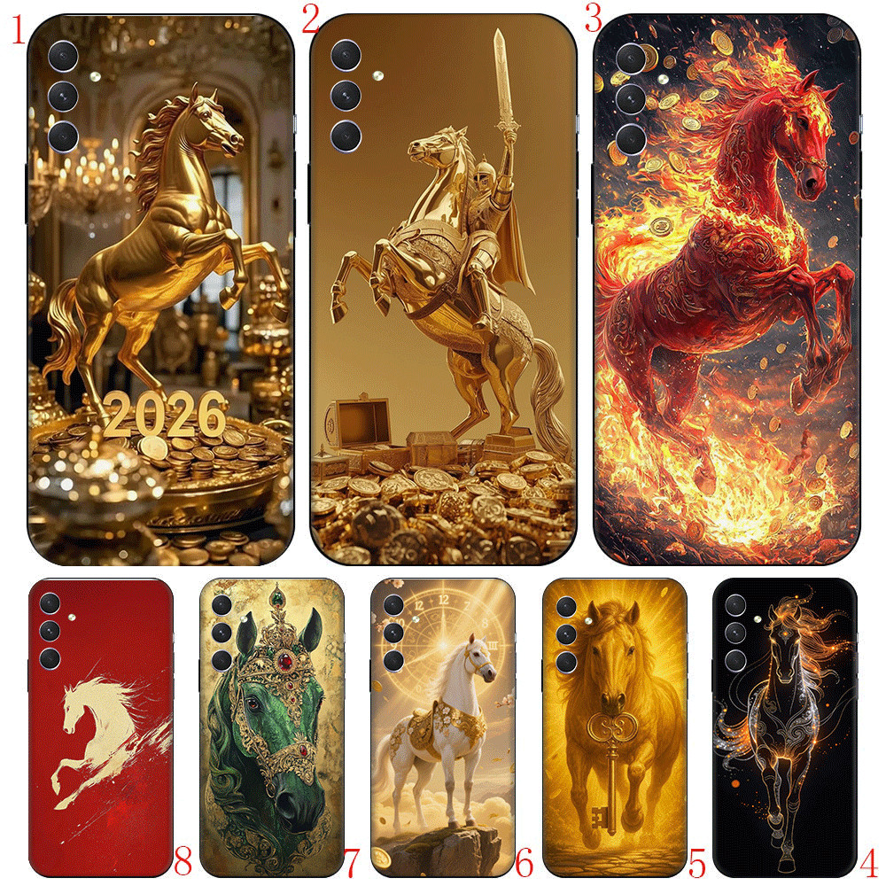 Samsung S24 Fe Plus Ultra Note 8 9 10 20 Plus Lite M14 M15 TPU Spot goods เคสนิ่มสีดําเคสโทรศัพท์ Go