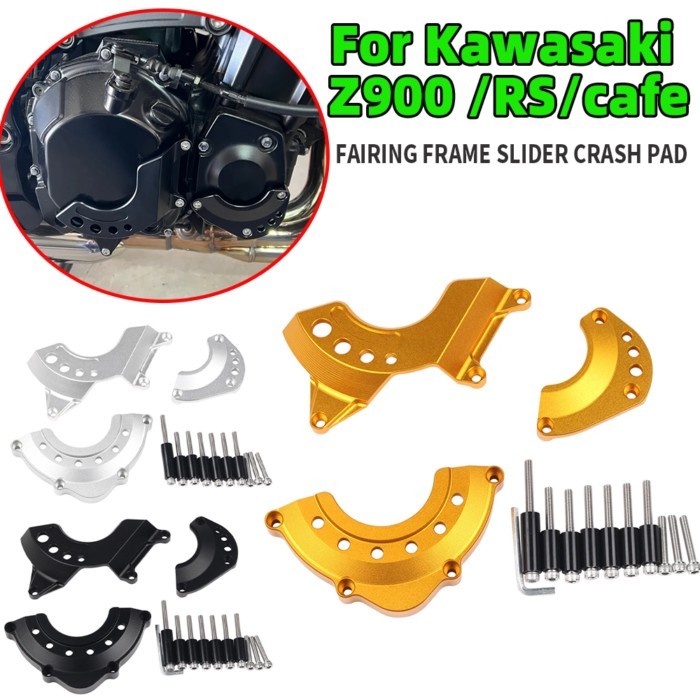 For Kawasaki Z900RS Cafe Z 900RS Z900 RS Z 900 RS Accessories Engine Case Guard Cover Clutch Protec