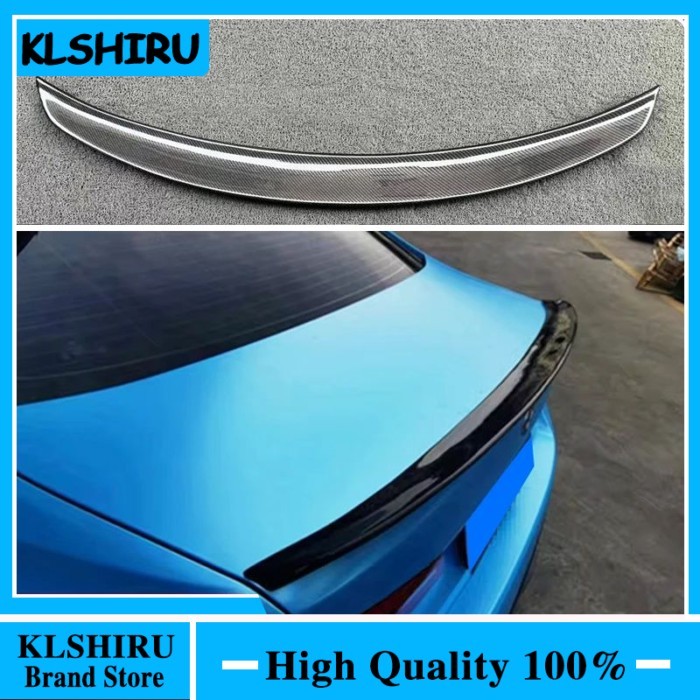 For BMW 4 Series F32 Coupe 428i 435i 3D Style Carbon Fiber Rear Spoiler Trunk Wing 2014-2020 FRP Gl