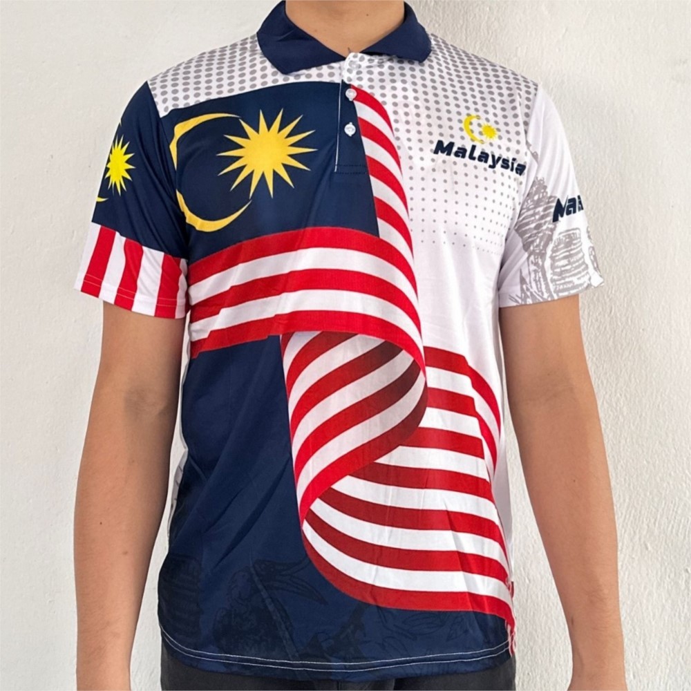 เสื้อโปโล Wednesday MERDEKA 2026 SPECIAL DESIGN เสื้อโปโลผู้ชายแฟชั่นเพื่อการพักผ่อน
