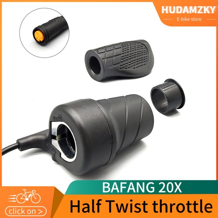 BAFANG 20X Half Twist Throttle Ebike Right Handle Throttle Waterproof Connector for BAFANG BBS02 BB