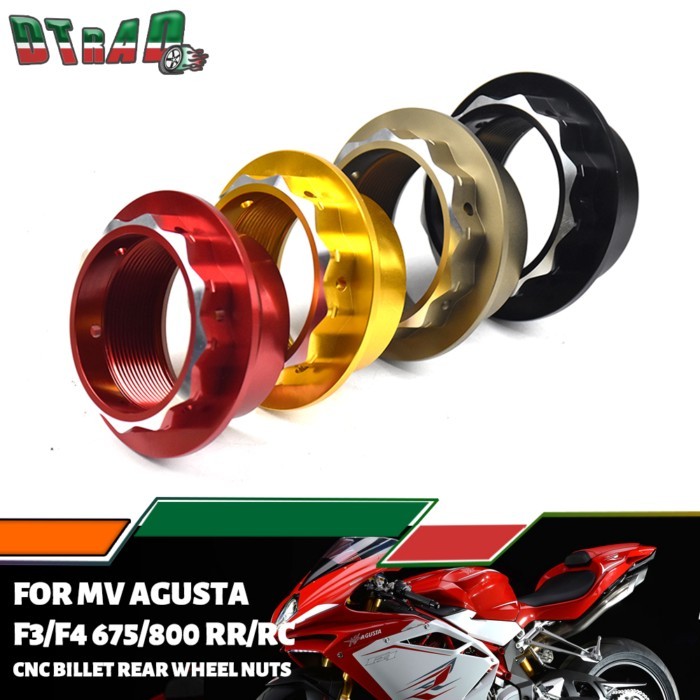 For MV Agusta Brutale / Dragster 800RR F3 675 800 RR RC / F4 1000 R/RR/RC CNC Aluminum Rear Wheel A