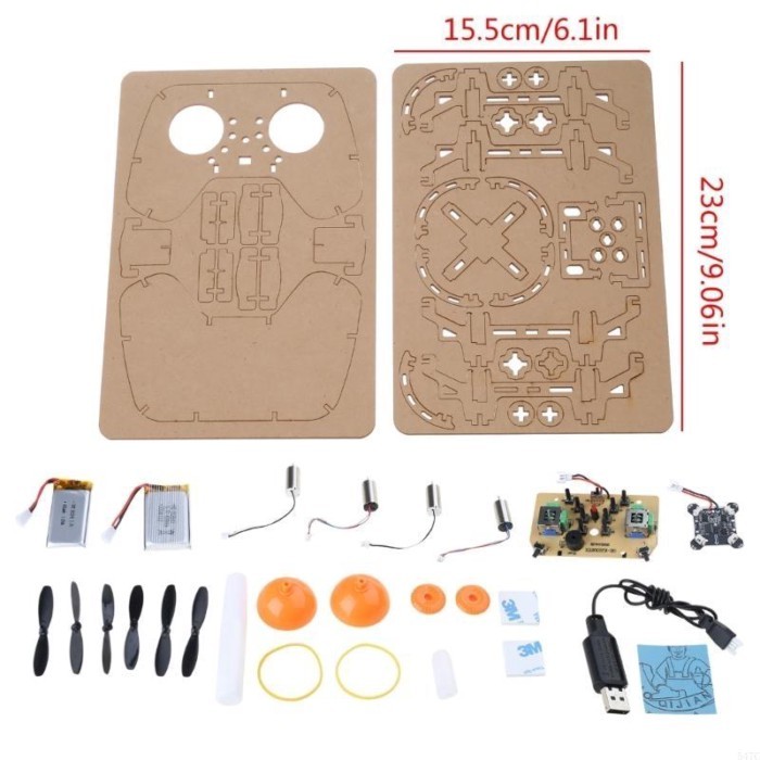 547C Remote Control Toy Aircraft DIY Science and Education Remote Control Aircraft Easy Fly for Beg