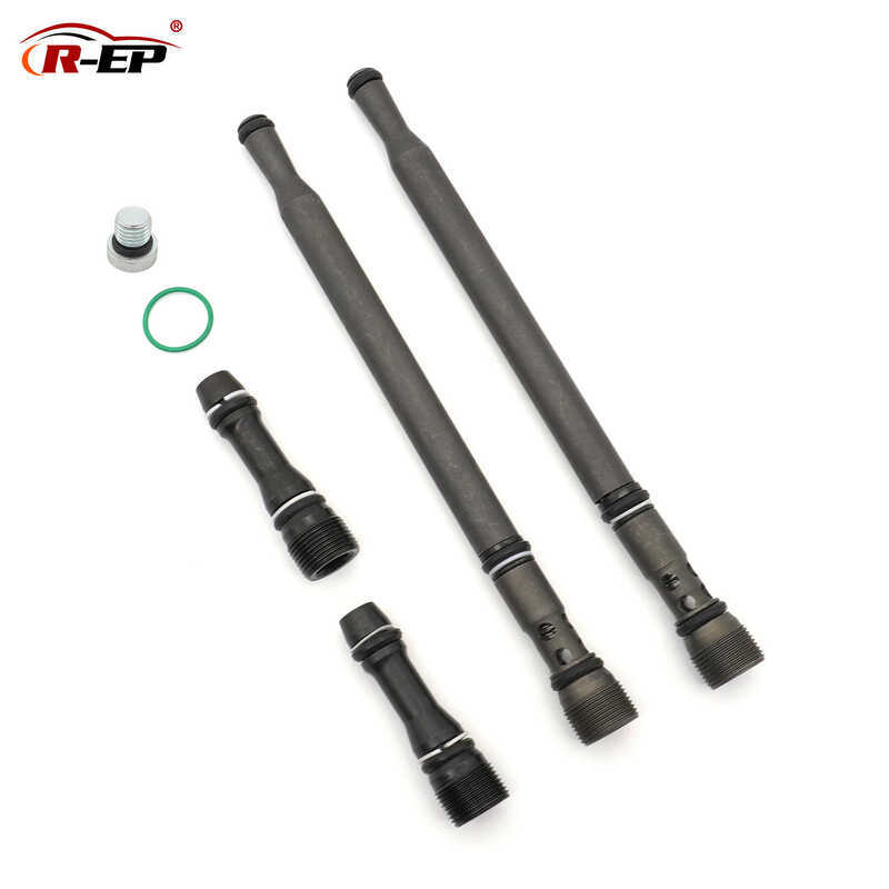 Oil Riser เหมาะสําหรับ 04-10 Ford F250 6.0L ส่วนประกอบเครื่องยนต์ดีเซล 6E7Z-9A332-A
