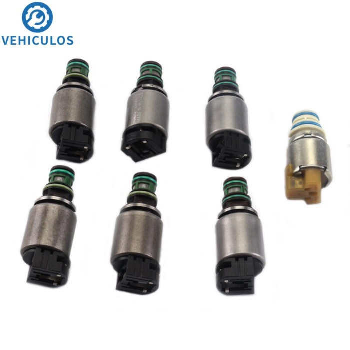 7PCS 6R60 6R80 Transmission Valve Body Solenoid Kit Car Drive & Transmission Fit for F-ord Explorer