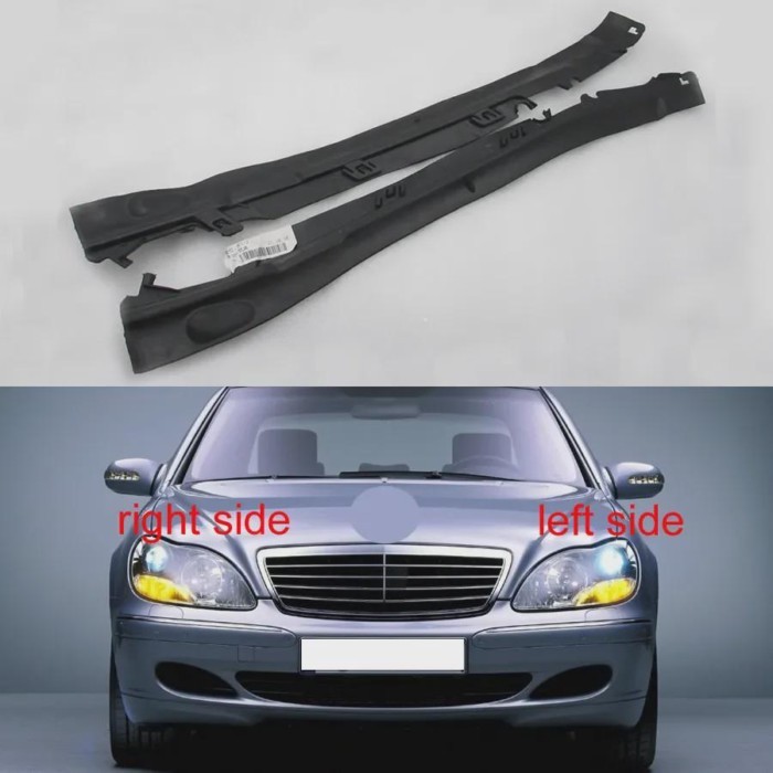 For 2003-2005 Mercedes-Benz S-Class W220 S280 S350 S430 S500 S600 Headlight Rubber Sealing Strip Tr