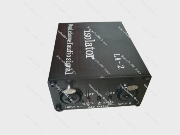 Noise Filter, Current Cancellation Filter, 6.35 Canon Audio Isolator, Mixing Console Noise Reductio