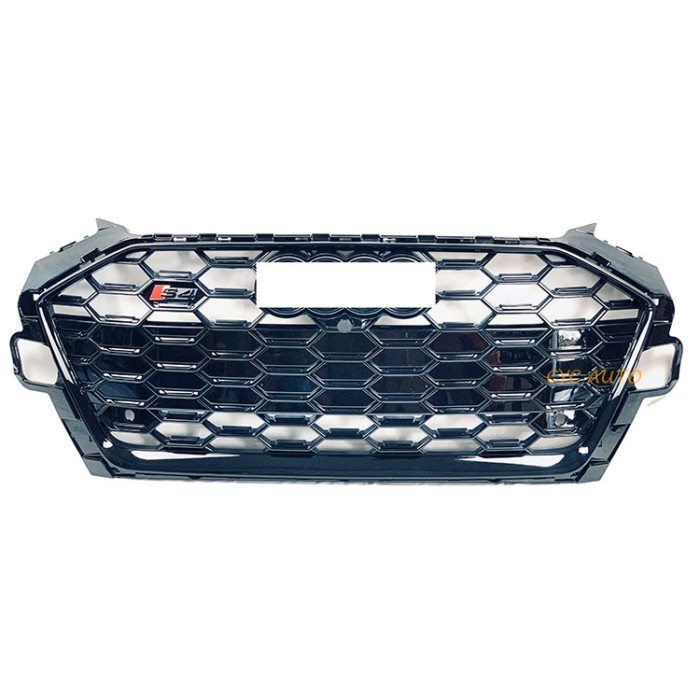 S4 A4 Front Grille ABS Material Front Honeycomb Bumper Grill Upgrade S4 Mesh Grill For Audi A4 S4 b