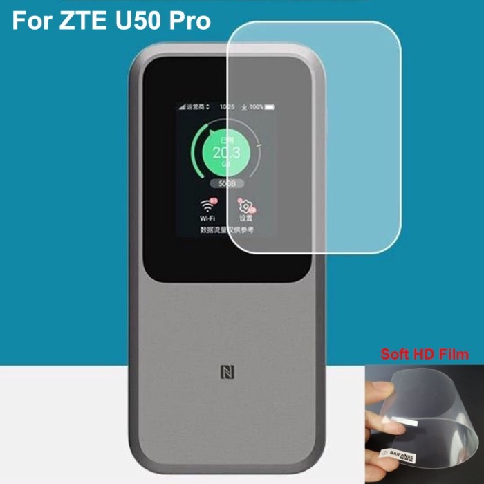 ♞,♘,♙ZTE ZTE U50 Pro ตัวป้องกันหน้าจอ Hd ฟิล์มไฮโดรเจล U60 การป้องกันแบบนุ่ม U60Pro U50Pro