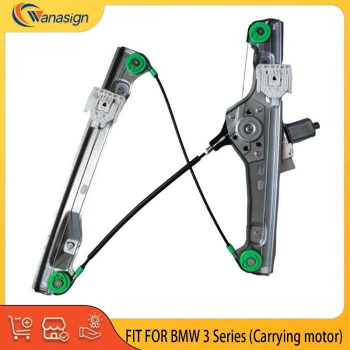 AUTO Front Left Driver Side Door Window Regulator & Motor FIT FOR BMW 3 Series 2.0L 3.0L E90 E91 GA