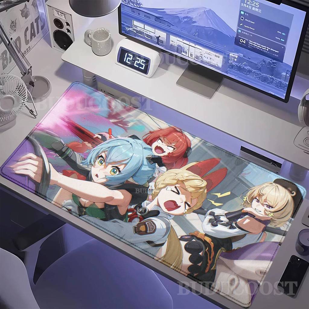 เกม Yidhari แผ่นรองเมาส์แล็ปท็อปอะนิเมะคอมพิวเตอร์ Gamer Mousepad Gaming offices Zenless Zone Zero Z