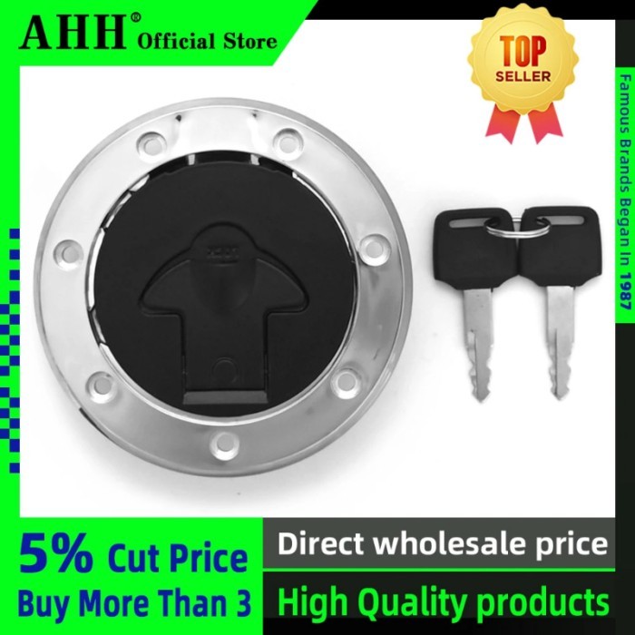AHH Motorcycle fuel tank cap cover lock for Kawasaki ZXR250 ZXR400 ZXR750 ZZR400 ZZR600 ZRX400 ZXR2