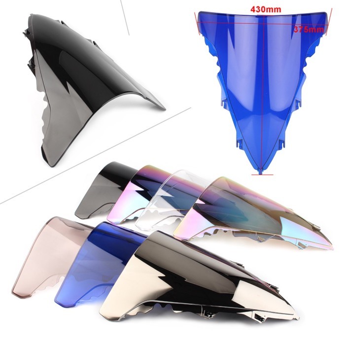 YZF-R1 2009-2014 Motorcycle ABS Windshield Windscreen Double Bubble For Yamaha YZF R1 1000 2009 201