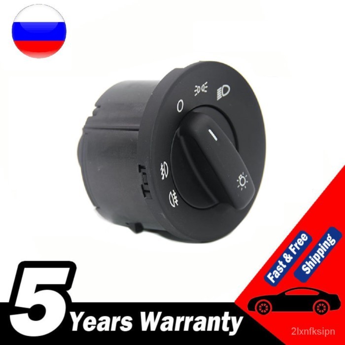 New Power Headlight Switch Fog Lamp Button For Skoda Octavia 2 A5 Combi 2004 2005 2007 2013 1Z09414