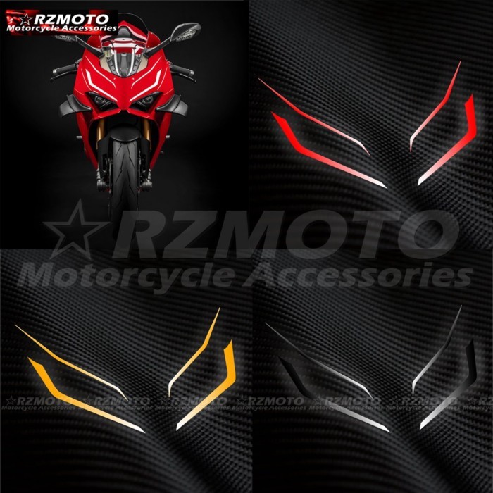 For DUCATI motorcycle sticker V4 V4R V4S V2 1199 1098 front pull flower FA waterproof reflective st