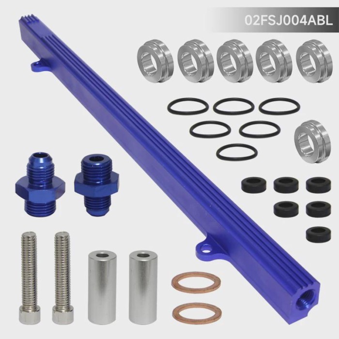 High Flow Injector Rail Fits  For Nissan Skyline R32 R33 ECR33 RB25 RB25DET Engines GT-R GTS Turbo