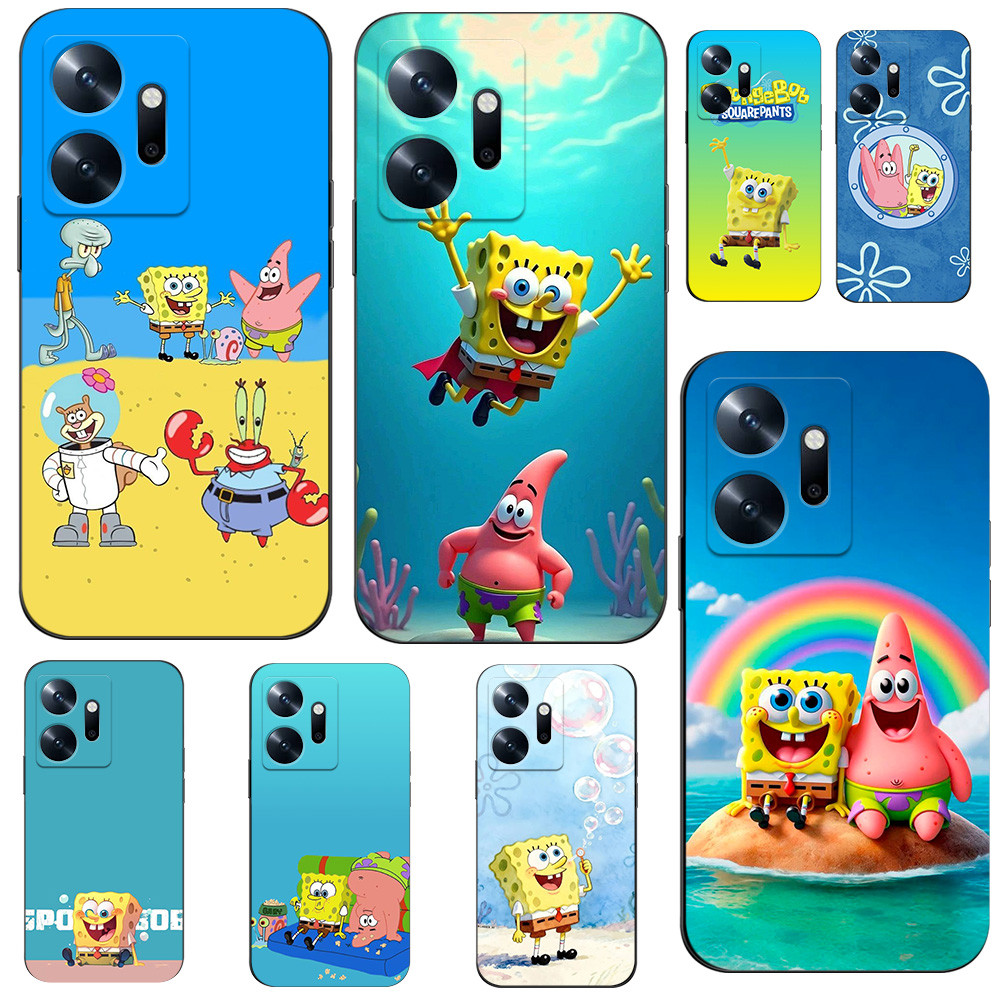 เคสสําหรับ INFINIX ZERO 20 Silicon Phone Back Cover เคส tpu สีดํา การ์ตูนน่ารักตลกที่น่าสนใจ