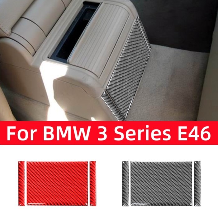 For BMW 3 Series E46 323i 328i 330i 325i 1999-2004 Accessories Carbon Fiber Car Rear Seat Air Outle