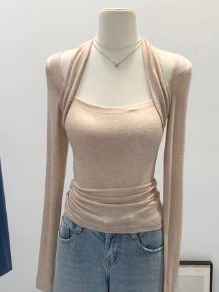 เสื้อยืดแขนสั้น แบบคอเหลี่ยมและtight สไตล์ลักซ์-업99472