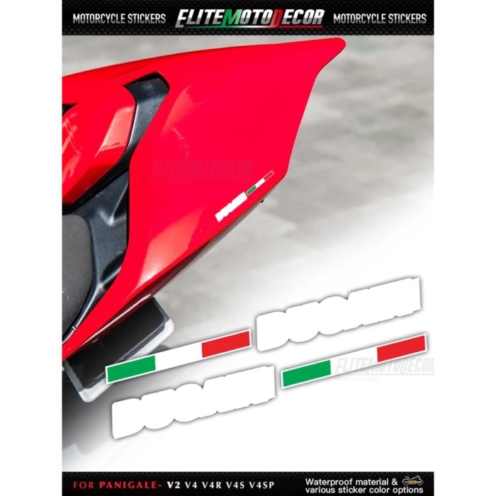 Rear Tail Fairing Sticker For Ducati Panigale V2 V4 V4R V4S V4SP V4 SP2 Rear Seat Sticker Decal Tri
