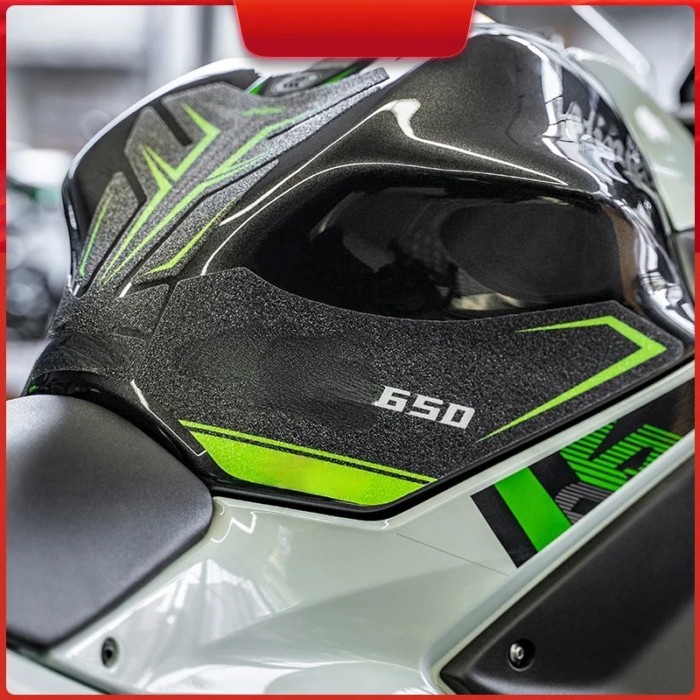For z650 Z650 NINJA650 NINJA 650 ninja650 Motorcycle Tank Clear Pad Knee Grip Decals Transparent Le