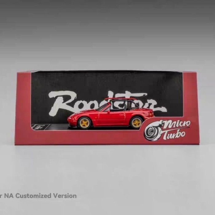 MicroTurboMT64 Mazda MX5 Camping NA โมเดลรถโลหะผสม
