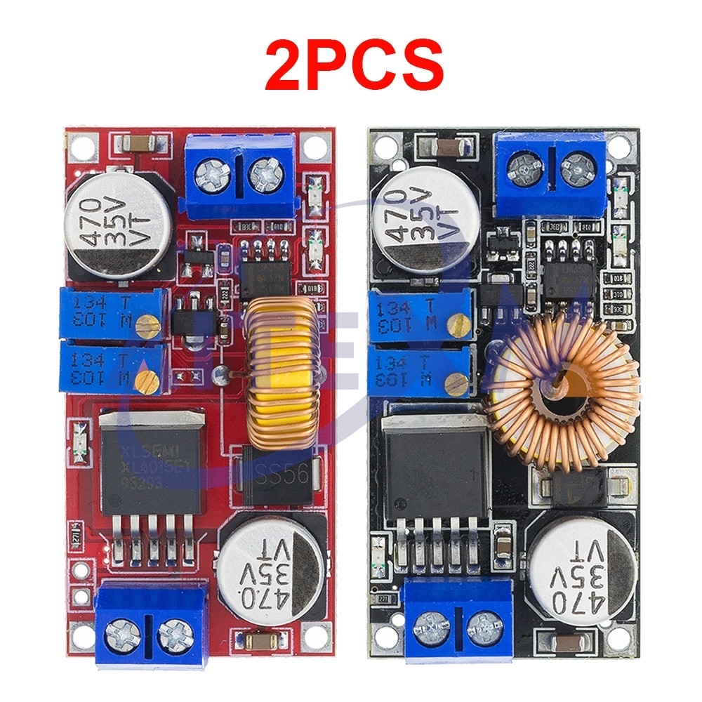 2PCS XL4015 5A DC-DC CC CV แบตเตอรี่ลิเธียมขั้นตอนลงชาร์จบอร์ด Led Power Converter Charger Step-Down โมดูล