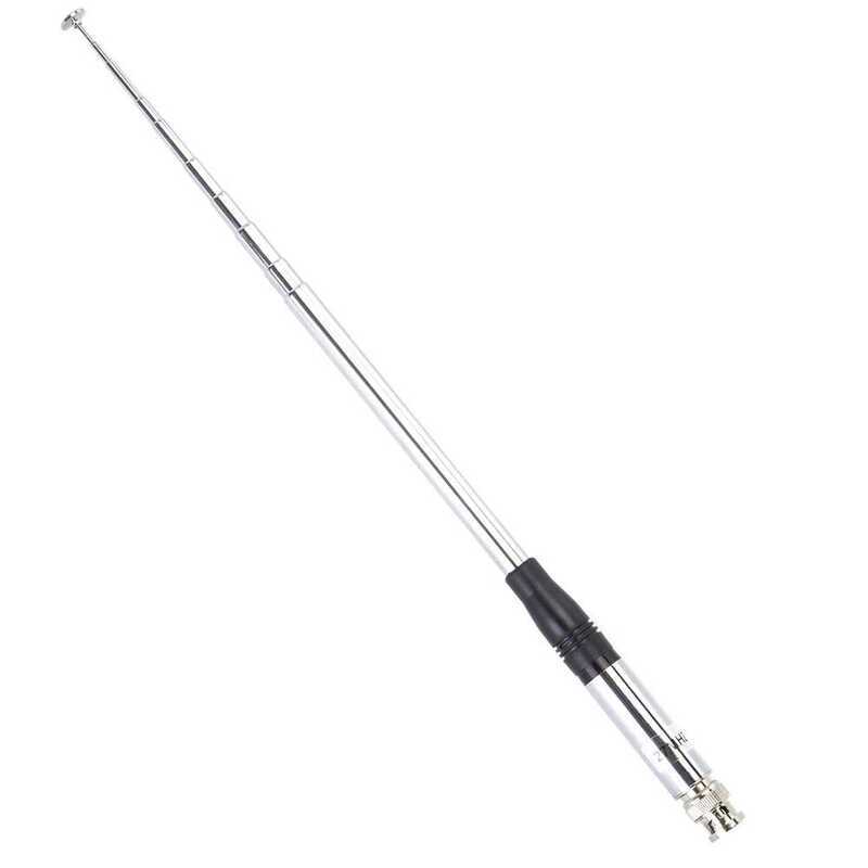 ▥ BNC 27Mhz Antenna 9-Inch To 51-Inch Telescopic Antennas CB Handheld/Portable Radio For Cobra