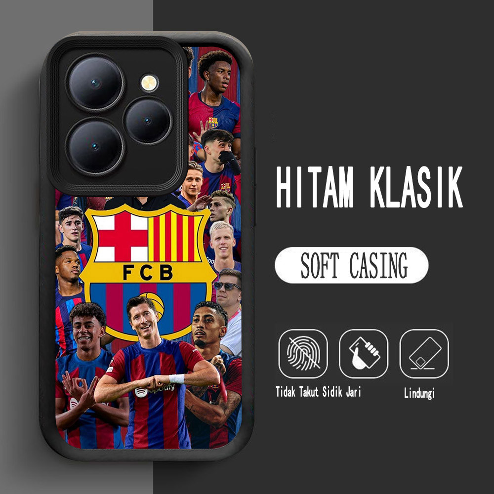 Y-17 Club_Barce_lona ปลอกซิลิโคนสําหรับ Infinix Smart HOT 40 8 9 HD 30i 40i 30 Pro Play Case