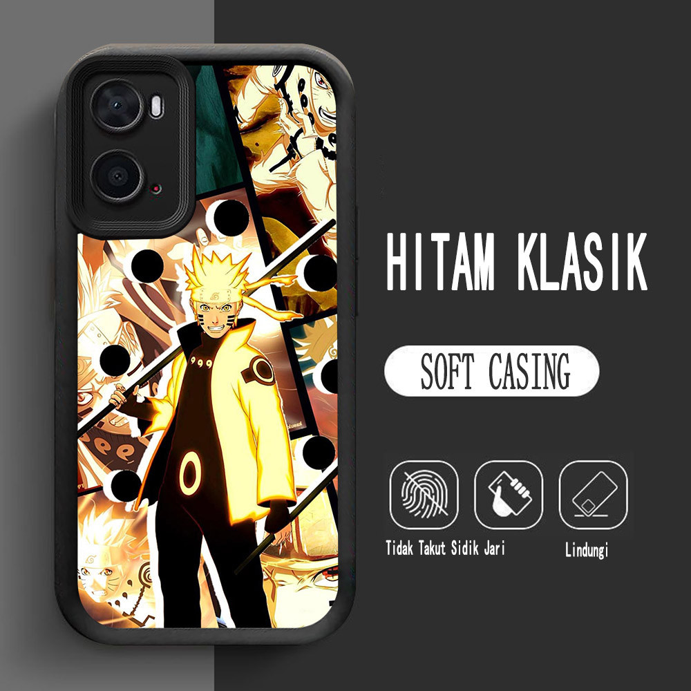 เคสสําหรับ OPPO A76 A96 A77s A57e A77 A36 A57 A57s Soft L-5 Naruto