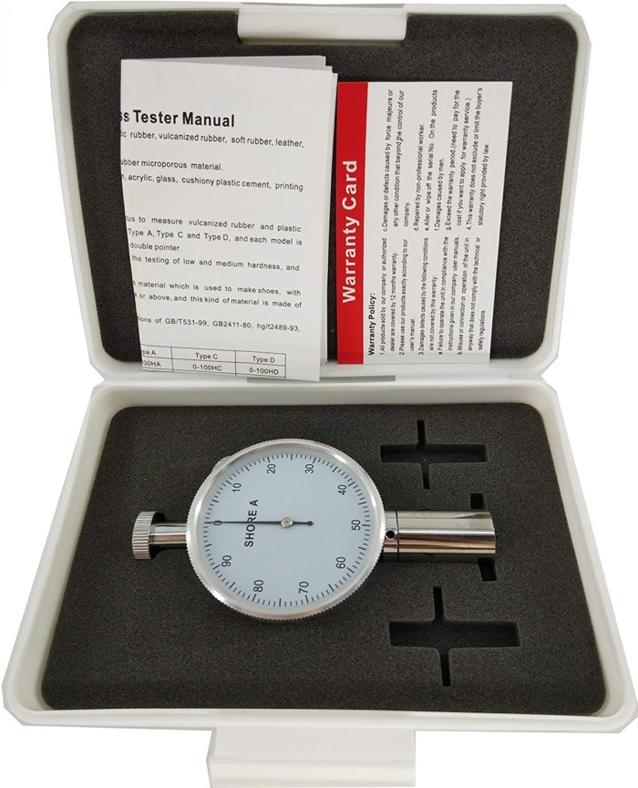 Portable Shore A Durometer Hardness Tester Meter Sclerometer Hardness Tester Gauge With Single Need