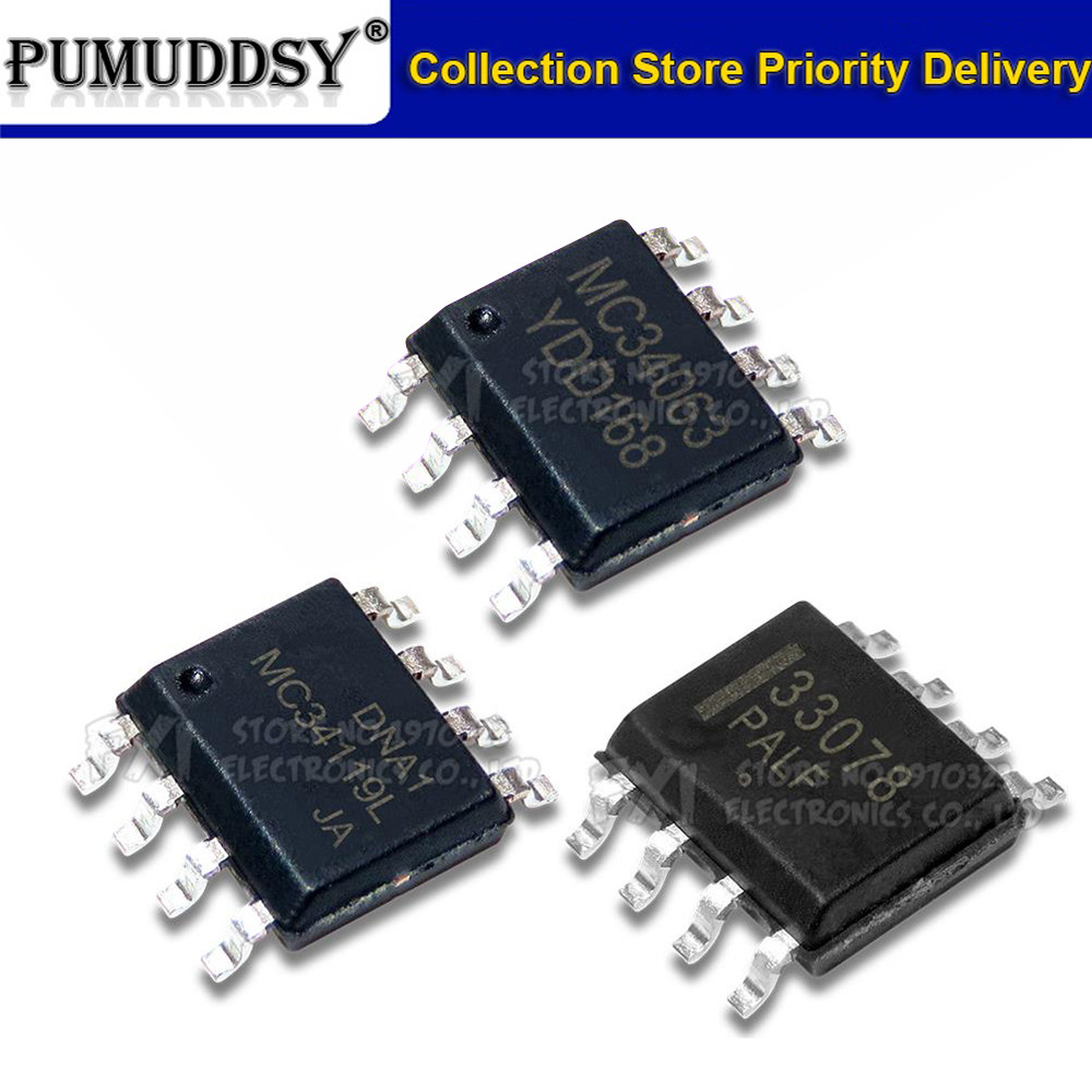 10PCS MC34119 MC34119 SOP8 SOP SMD MC33063 MC33078 MC34063