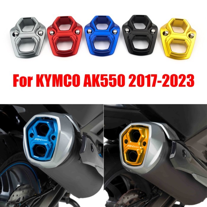 For KYMCO AK550 PREMIUM AK550 AK 550 Ak550 2017-2023 Exhaust pipe rear trim cover Exhaust pipe cove
