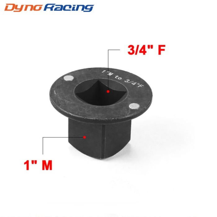 1" to 3/4" Low Profile Impact Socket Adapter Drive Reducing 1"M to 3/4"F Designed for Tight Spaces