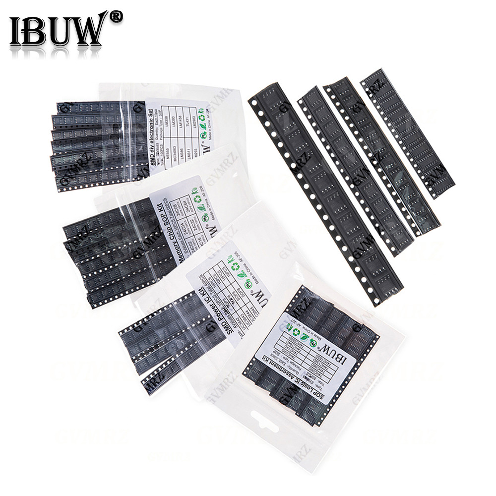 NE555 LM358 TL431 LM393 UC3842 UC3843 UC3844 UC3845 SOP-8 24C02 24C04 24C08 74HC00 SMD แหล่งจ่ายไฟ I