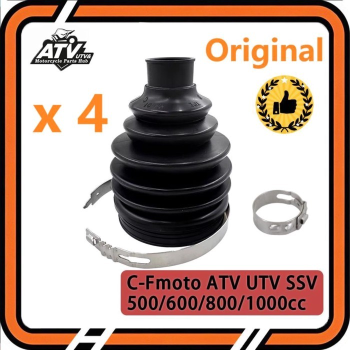 Orignal 4PCS Dust Boot Kit Fixed End 9GQ0-280150 For CF Moto ATV SSV UTV Z6 CF400 500 600 625 800 8